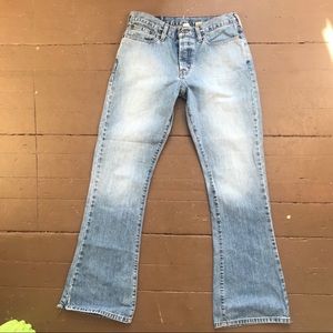 Vintage Abercrombie flared perfectly worn jeans